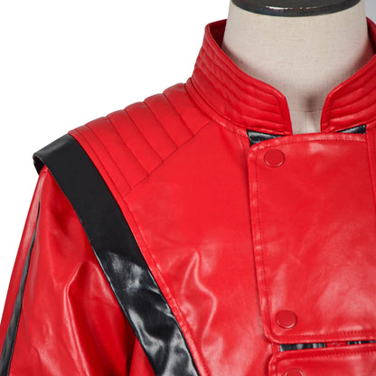 Men's Cosplay Jacket – Faux Leather Stage Costume Coat