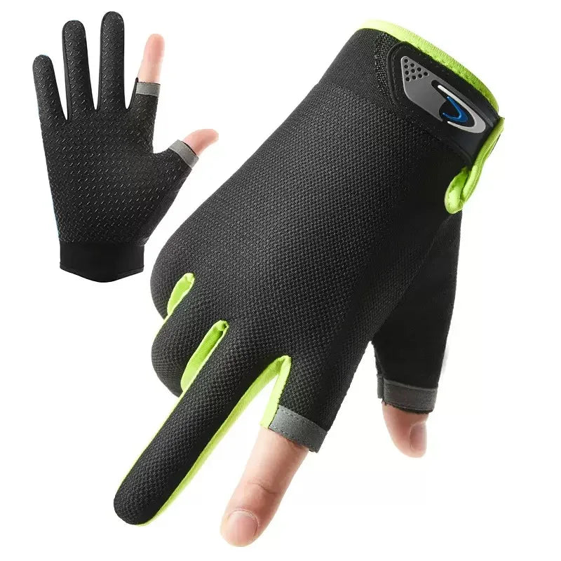 Fishing Gloves Fingerless Touchscreen Cycling Sun Protection