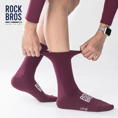 Men's Cycling Socks Knee-High Breathable Stretch Sports Socks