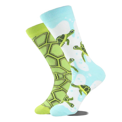 Funny Men's Socks Cotton Novelty Crew Socks Unisex
