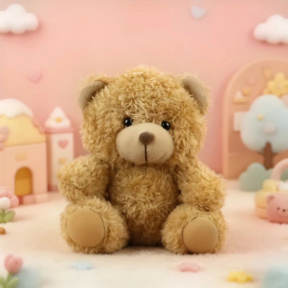 Mini Teddy Bear Plush – Small Stuffed Animal Keychain Toy
