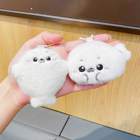 Seal Plush Keychain Cute Animal Bag Pendant Soft Toy Gift