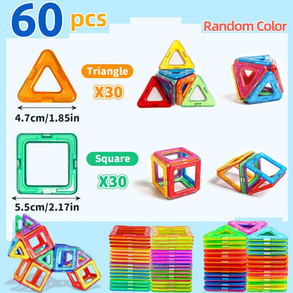 Magnetic Building Blocks STEM Construction Toys for Kids