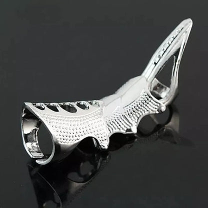 Gothic Knuckle Ring, Punk Claw Full Finger Metal Jewelry