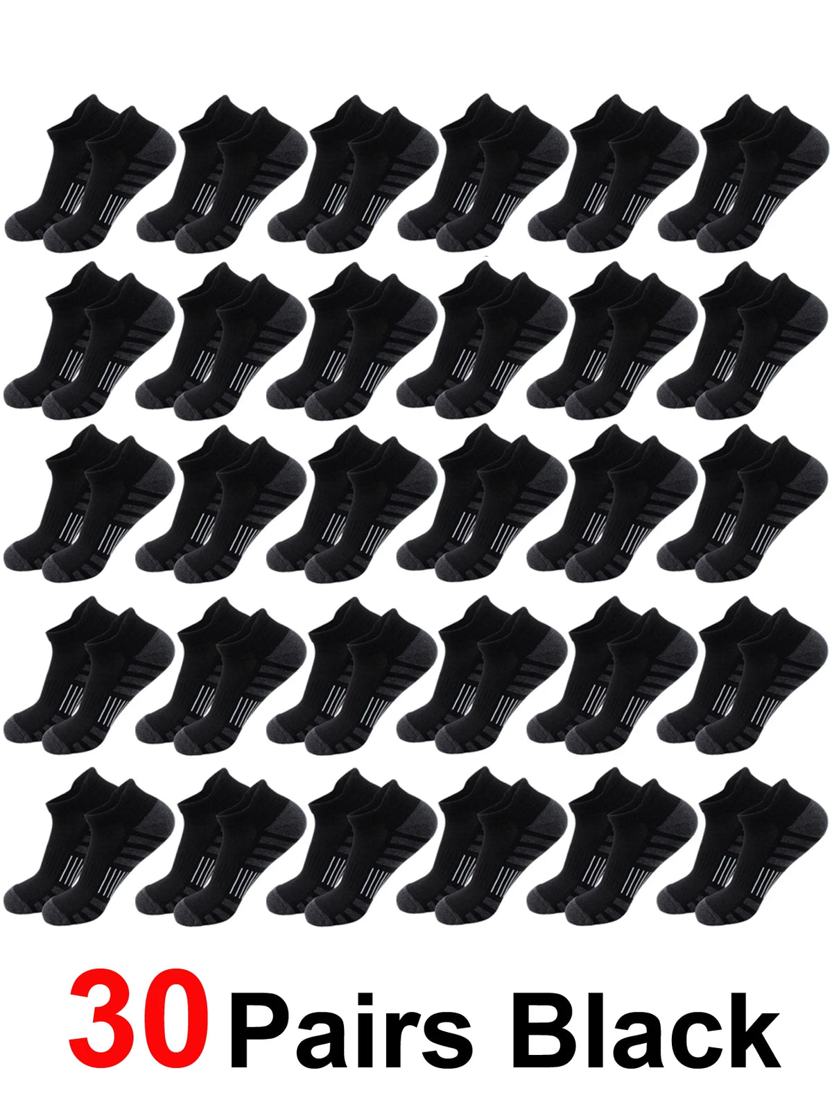 Athletic Ankle Socks – Cushioned Breathable Running Sports Socks