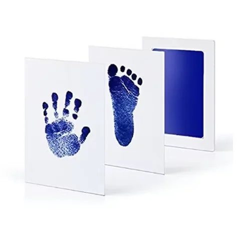 3) Optimized Title  Baby Handprint Kit with Inkless Pad & Imprint Cards for Newborns