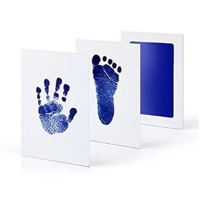 3) Optimized Title  Baby Handprint Kit with Inkless Pad & Imprint Cards for Newborns