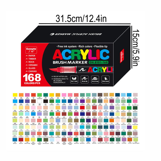 Acrylic Paint Markers Set – 12 to 240 Colors for Art & DIY