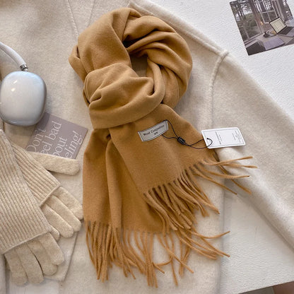 Women’s Winter Scarf – Warm Wool Blend Wrap for Cold Weather