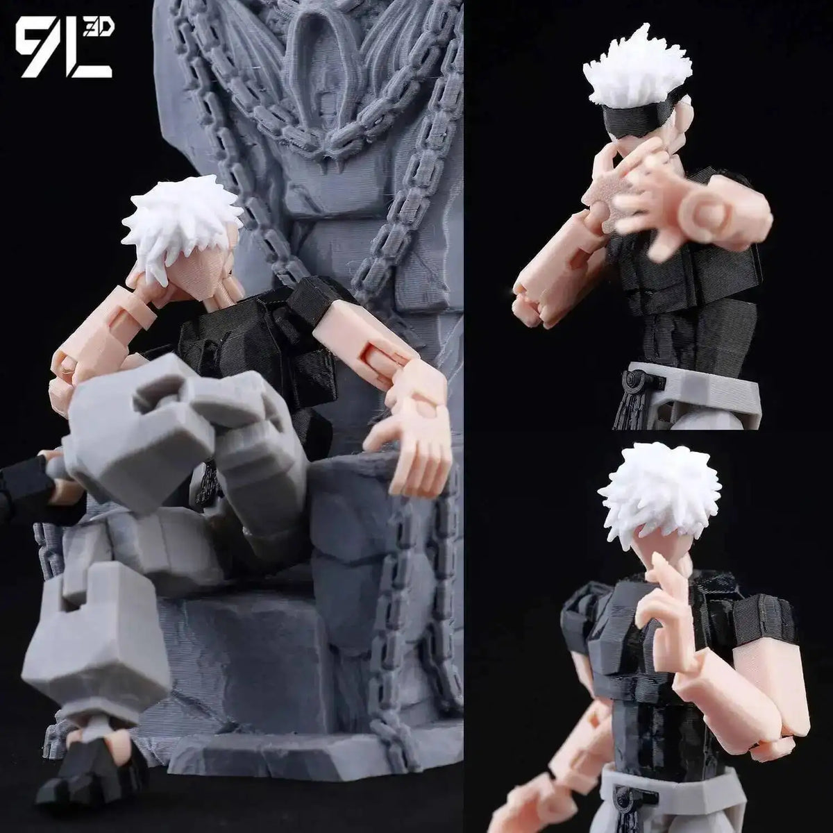 Poseable Action Figure 14cm 3D Printed Collectible Model