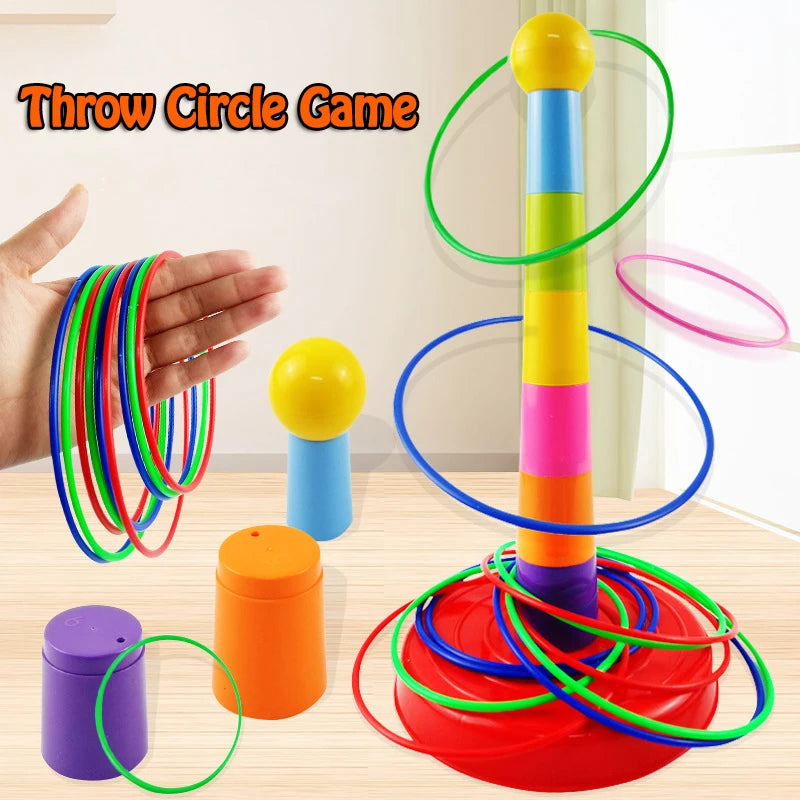 Ring Toss Game and Stacking Toy for Kids