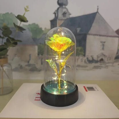 Artificial Rose LED Light Flower for Valentine’s Day Wedding Decor