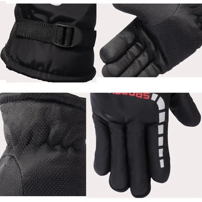 Winter Cycling Gloves Waterproof Warm Anti-Slip Riding Gloves