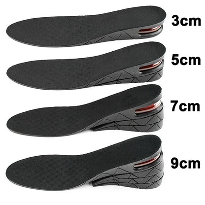 Height Increase Insoles Adjustable Elevator Shoe Lifts 3-9cm
