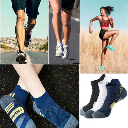 Running Sports Socks Quick Drying Athletic Training 3-Pair