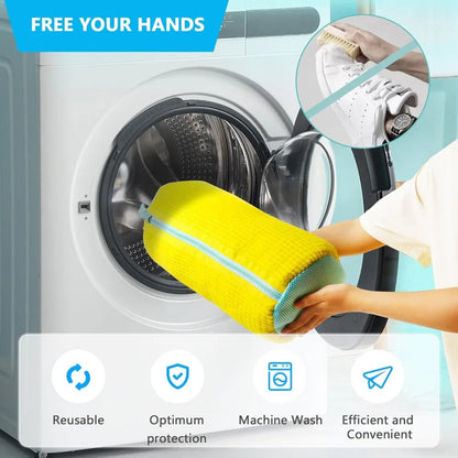 Shoe Washing Bag – Reusable Laundry Wash Bag for Sneakers