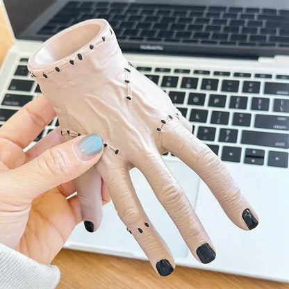 Halloween Hand Pen Holder, Horror Palm Desk Decoration