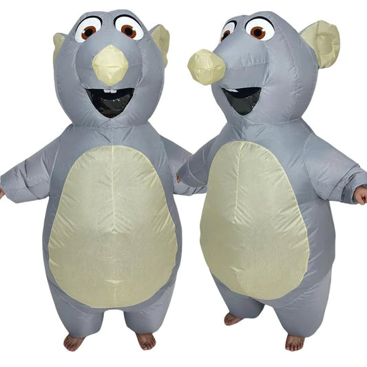 Inflatable Mouse Costume for Adults, Funny Halloween Jumpsuit