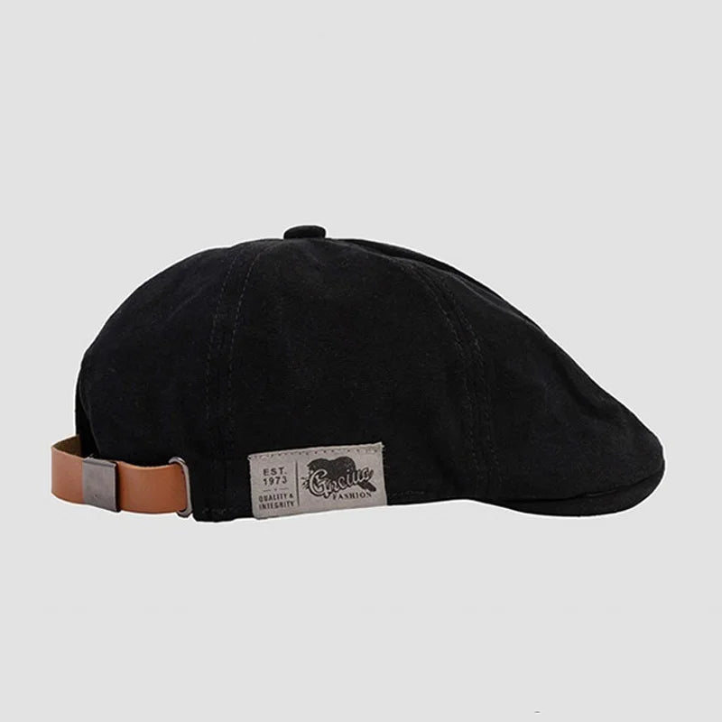 Men's Ivy Cap Cotton Flat Newsboy Hat Classic Winter Style