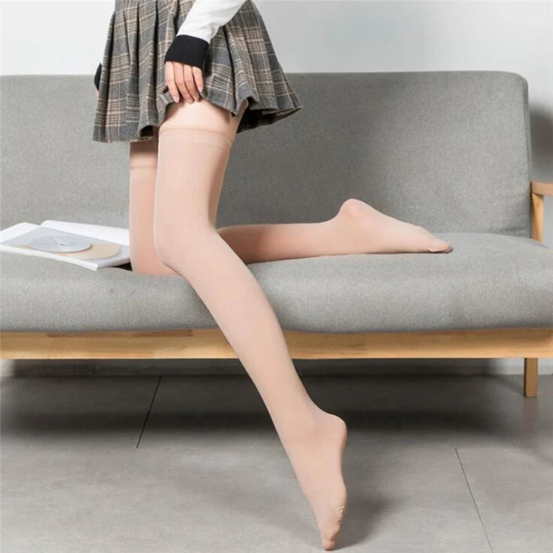 Women's Over The Knee Socks, Striped Long Tube Stockings