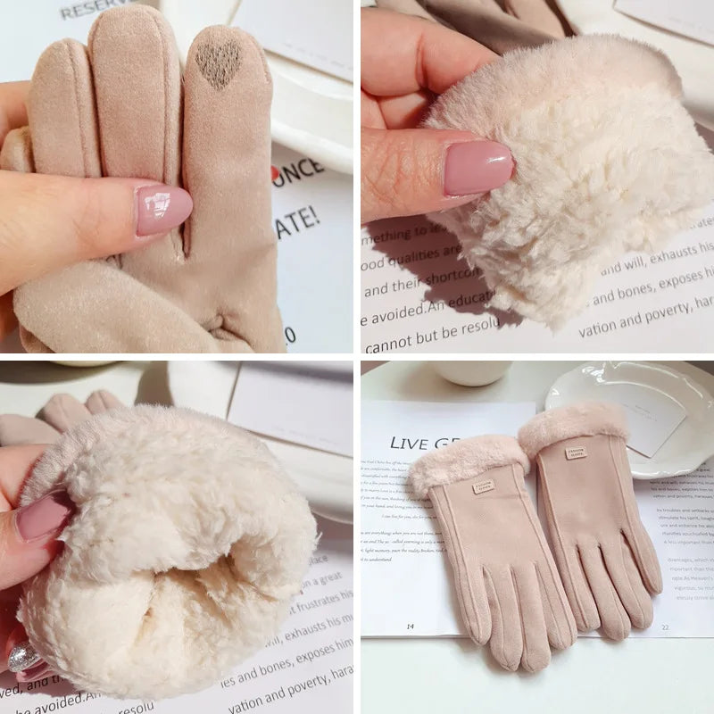 Winter Gloves Warm Touchscreen Driving Cycling Gloves for Adults