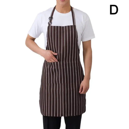 Kitchen Apron with 2 Pockets Adjustable Chef Cooking Apron