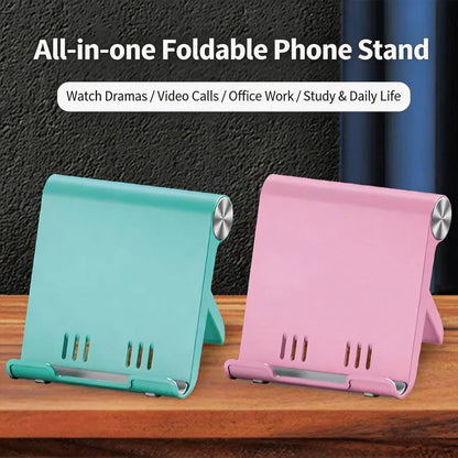 Foldable Phone Stand, Adjustable Desktop Phone Holder