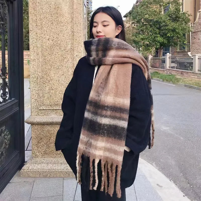 Women's Winter Scarf – Thick Warm Ring Shawl Wrap