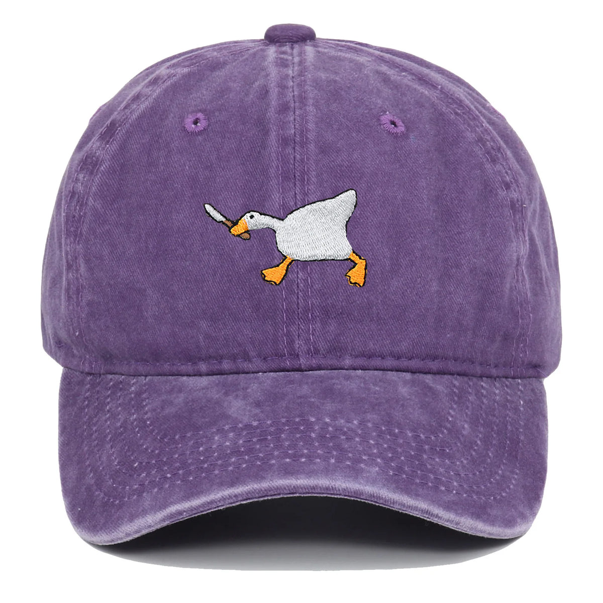 Embroidered Baseball Cap with Goose Design for Men & Women
