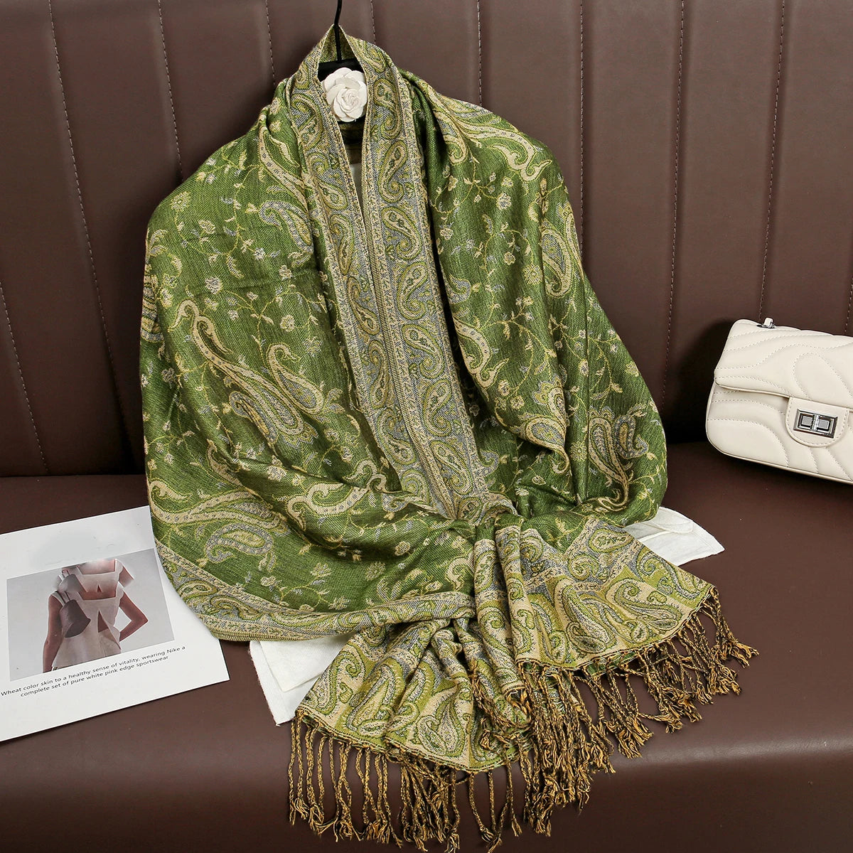 Women's Winter Scarf, Soft Pashmina Shawl Wrap