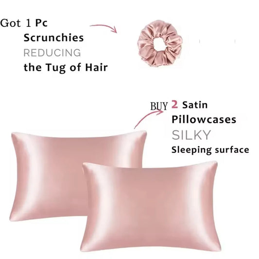 Silk Pillowcase for Hair Beauty Soft Home Bedding