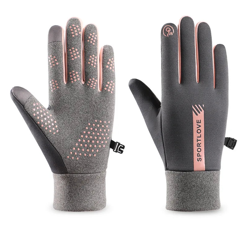 Thermal Winter Gloves Fleece Lined Cycling Sports Gloves