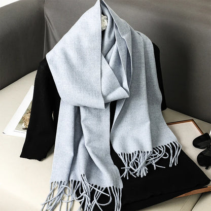 Women's Winter Scarf – Long Warm Solid Shawl Wrap