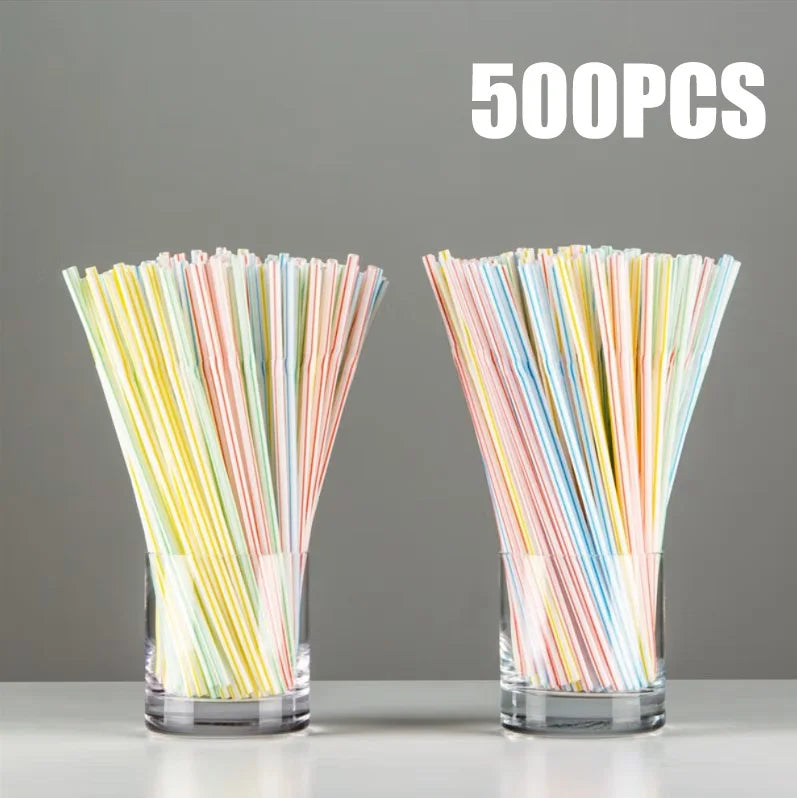 Reusable Drinking Straws Multicolor Bendable Party Straws
