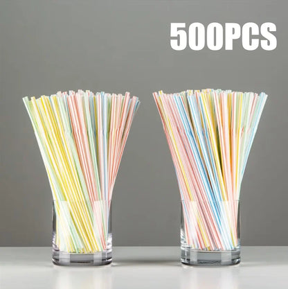 Reusable Drinking Straws Multicolor Bendable Party Straws