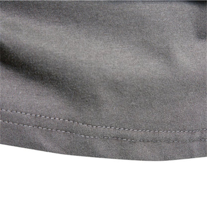 Men's Long Sleeve T-Shirt 100% Cotton Casual O-Neck Top