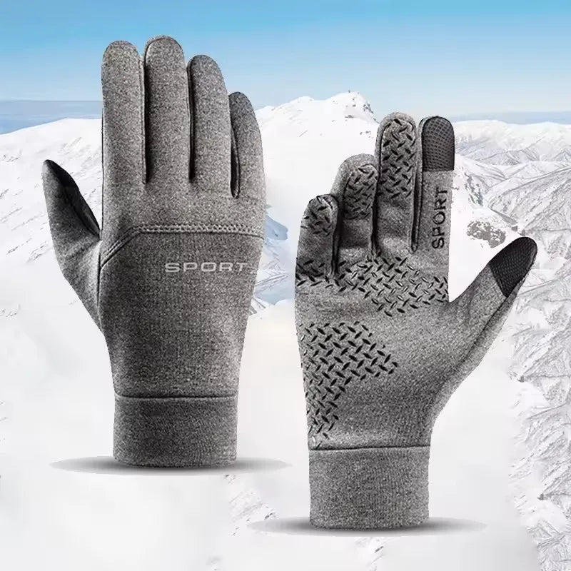 Winter Gloves Touchscreen Warm Windproof Cycling Gloves