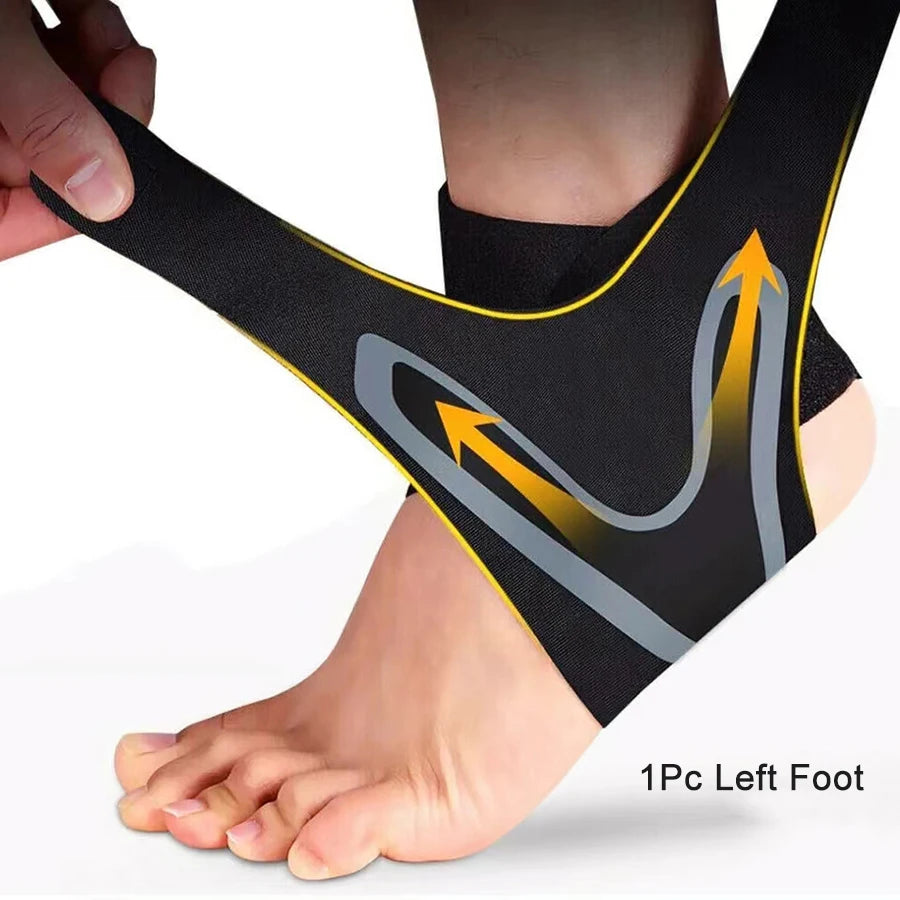 Ankle Brace Support, Adjustable Compression Sleeve for Sports