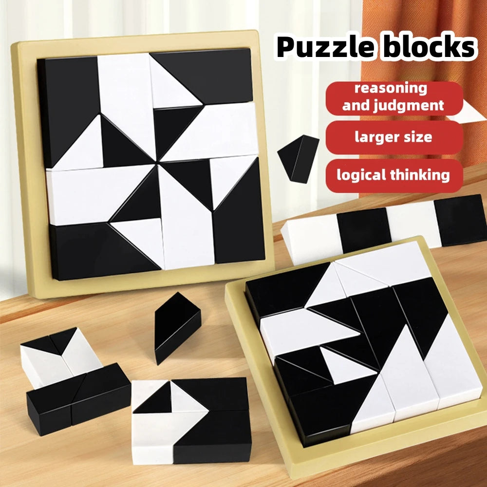 Tangram Puzzle for Kids Educational Spatial Thinking Board Game