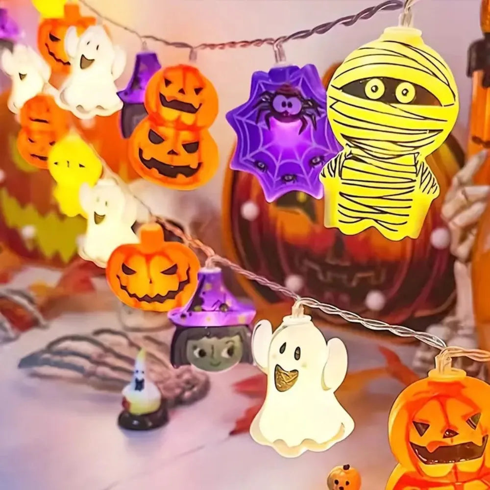 Halloween String Lights – Battery Powered LED Party Decor