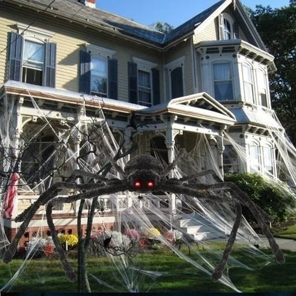 Halloween Spider Decoration – Giant Plush Spider Prop