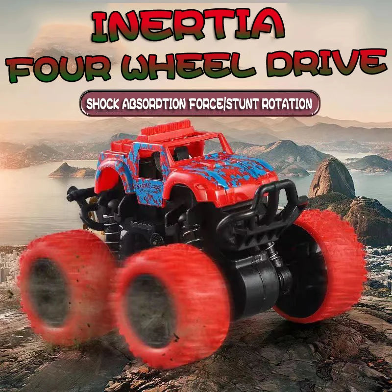 Off-Road Toy Car, 360° Rotating 4WD Climbing Stunt Car