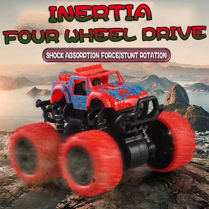 Off-Road Toy Car, 360° Rotating 4WD Climbing Stunt Car