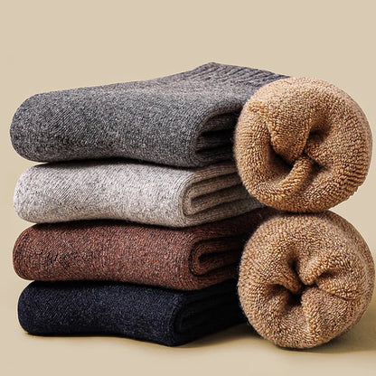 Winter Wool Socks Thick Warm Unisex Crew Socks for Cold Weather