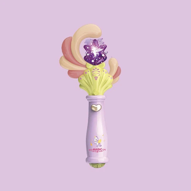 Light Up Wand Toy for Kids, Glowing Princess Snowflake Wand