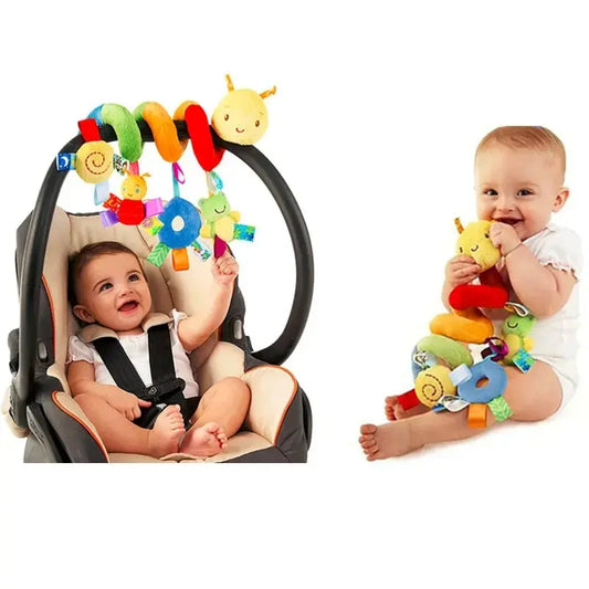 Baby Spiral Activity Toy Musical Crib Stroller Hanging Rattle