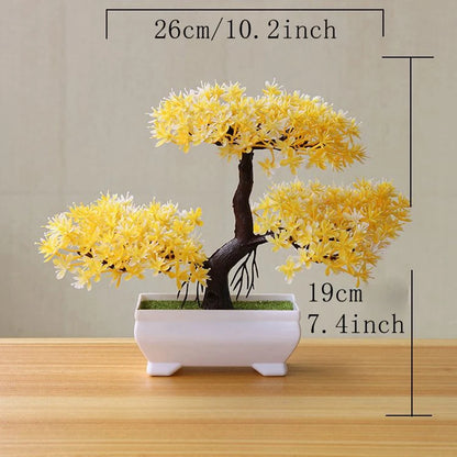 Artificial Bonsai Plant – Decorative Fake Tree for Home & Office