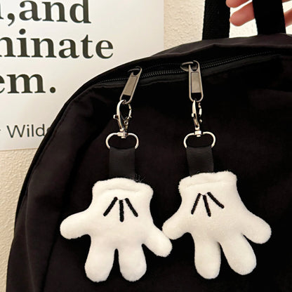 Plush Keychain Cute Glove Pendant for Bags and Accessories