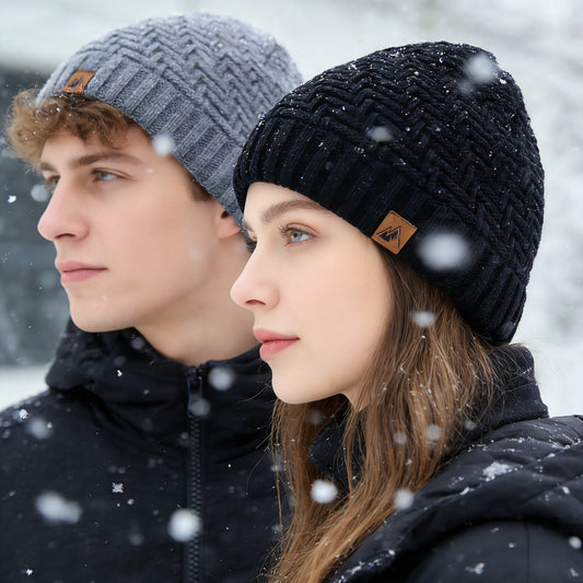 Winter Beanie, Warm Knitted Hat for Men and Women