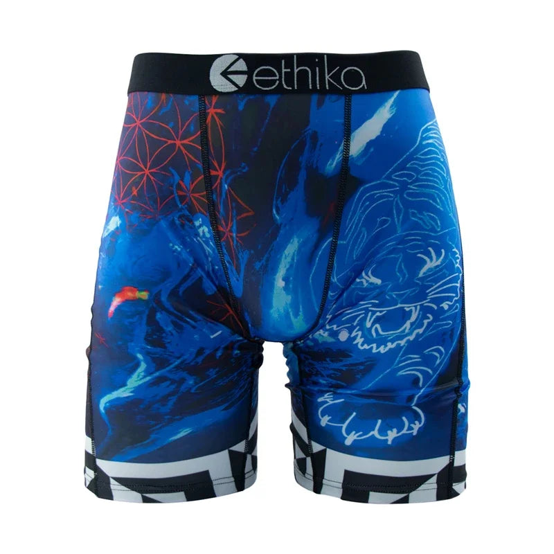 Men's Boxer Shorts Breathable Printed Trunks S-3XL
